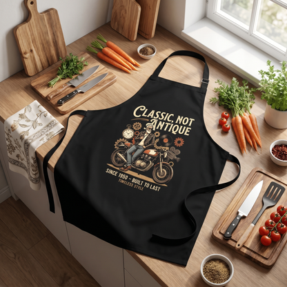 Classic Not Antique Apron – Funny Grandpa BBQ & Cooking Apron Gift