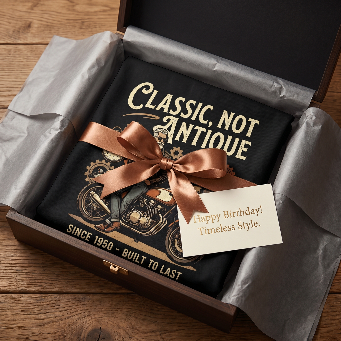 Classic Not Antique Apron – Funny Grandpa BBQ & Cooking Apron Gift