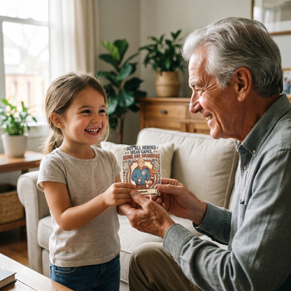 Not All Heroes Wear Capes Some Are Grandpas Acrylic Plaque – Personalized Name Gift for Grandpa