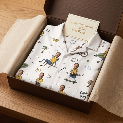 Every Day Is Saturday Hawaiian Shirt – Personalized Tropical Gift for Grandpa