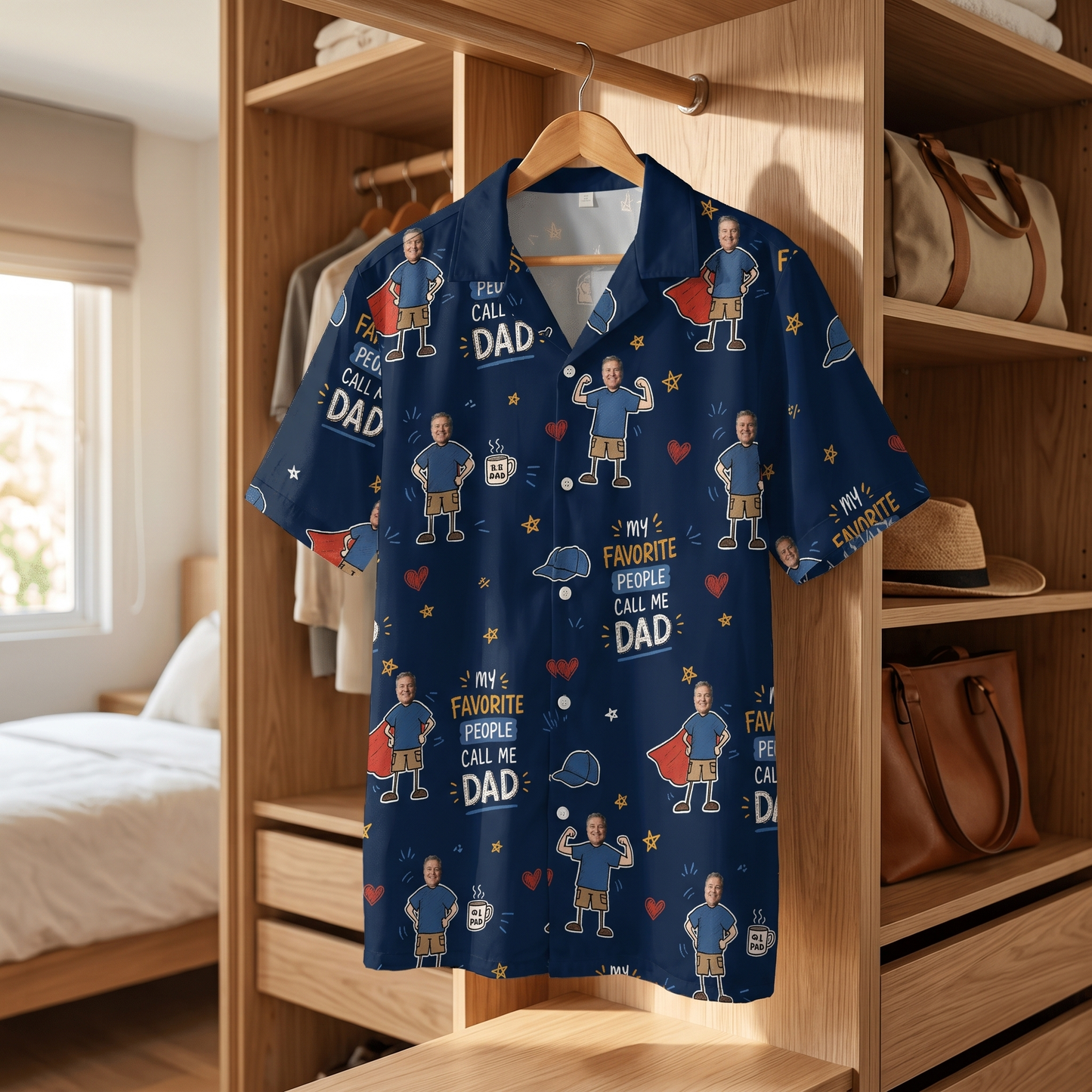 My Favorite People Call Me Dad Hawaiian Shirt | Personalized Gift for Dad