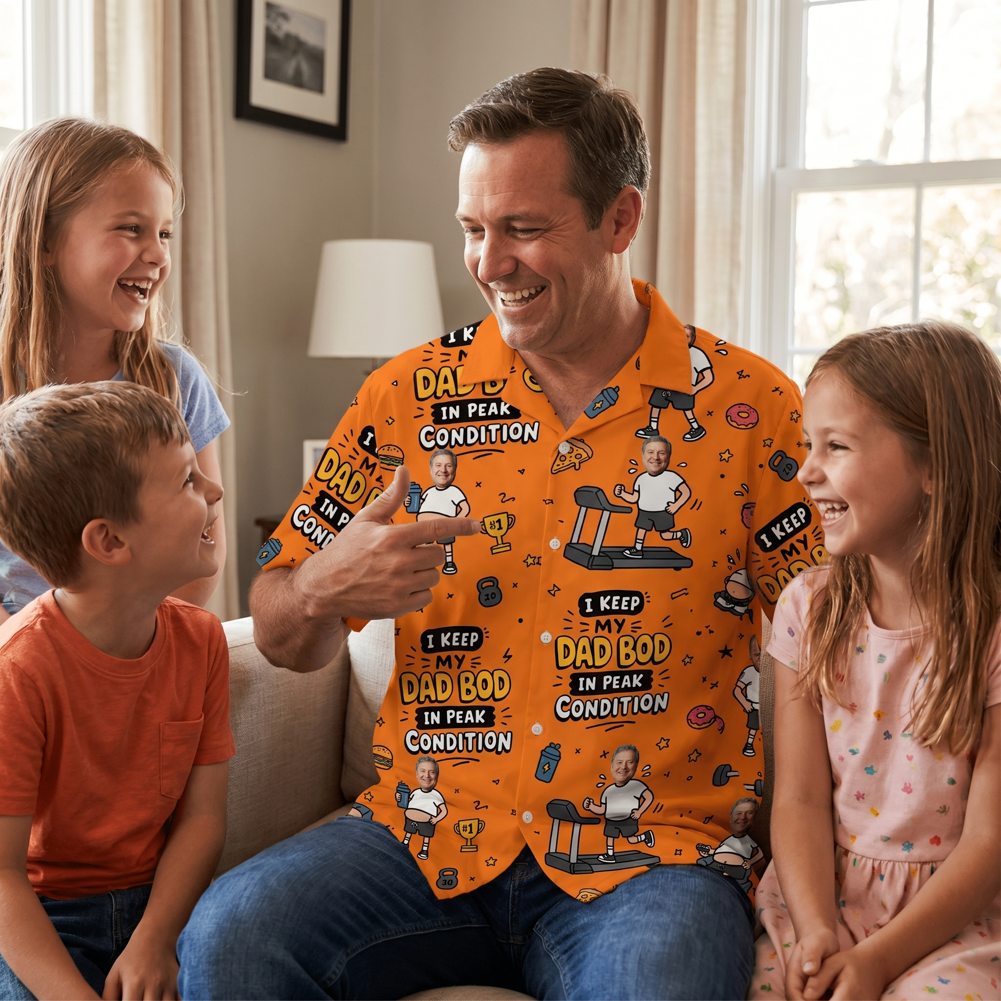I Keep My Dad Bod In Peak Condition Hawaiian Shirt | Personalized Funny Gift for Dad