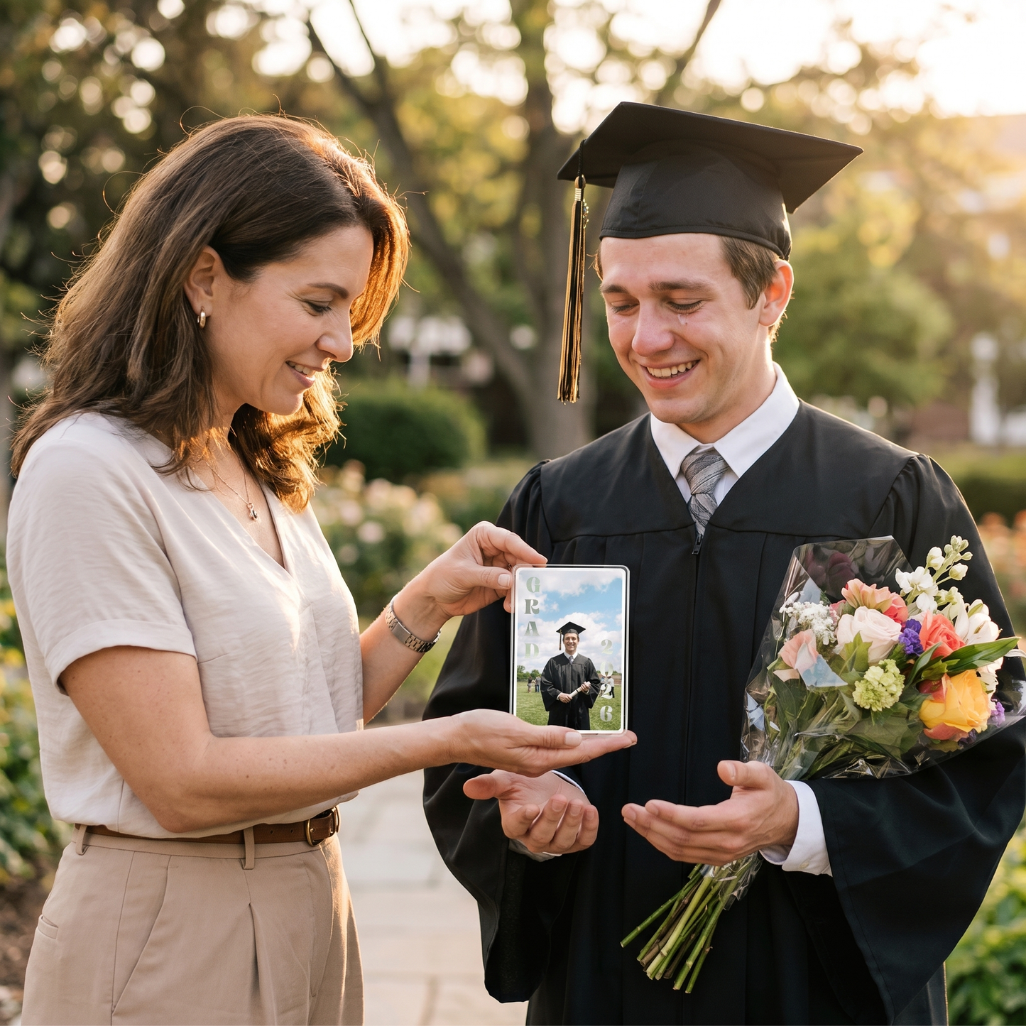 Personalized Graduation Name and Photo Rectangle Acrylic Plaque