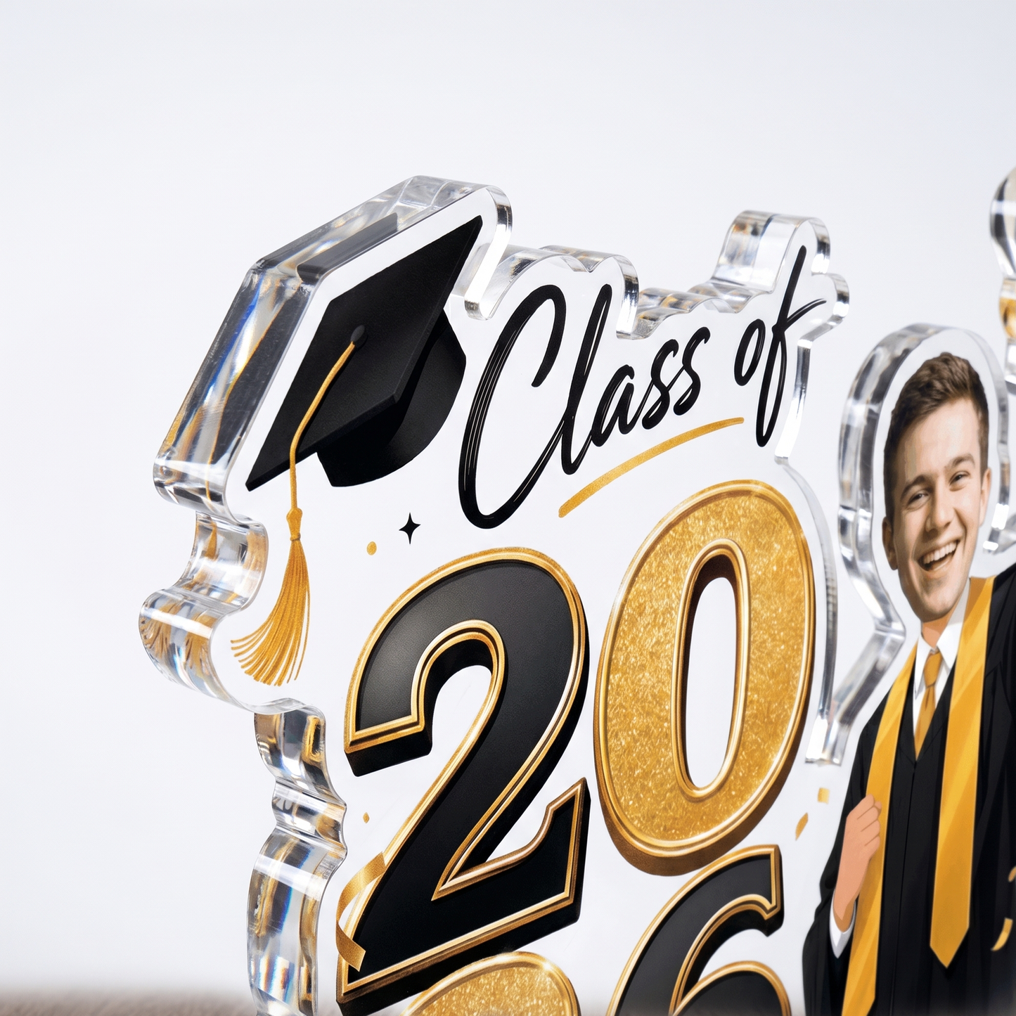 Personalized Class of 2026 Photo Graduation Acrylic Plaque