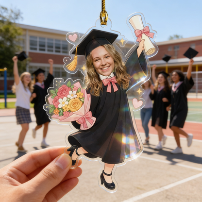 Personalized Graduation Photo Acrylic Ornament
