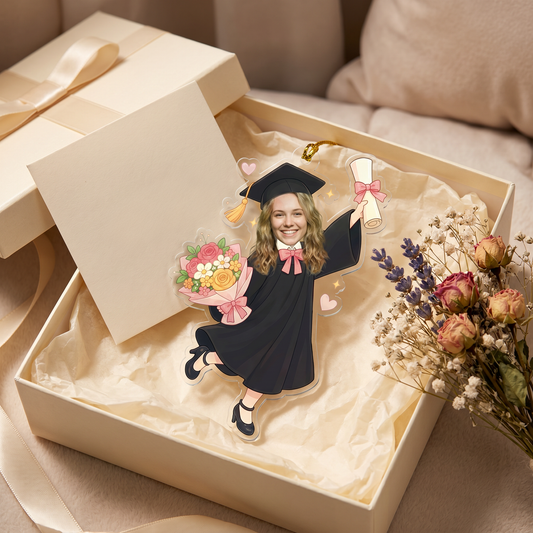 Personalized Graduation Photo Acrylic Ornament