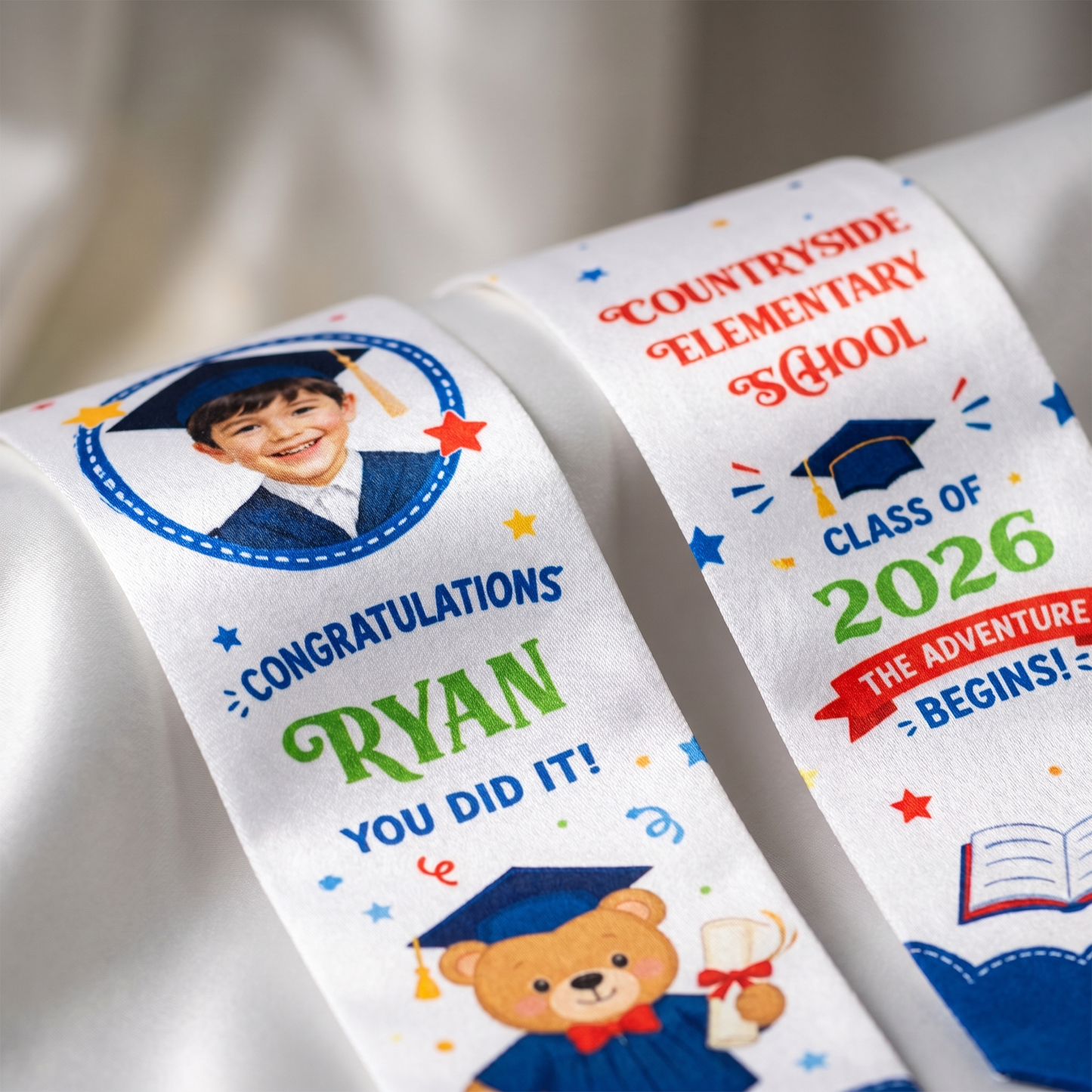 Personalized Congratulations You Did It Kid Graduation Stole – Custom Name