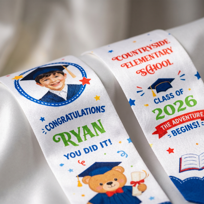 Personalized Congratulations You Did It Kid Graduation Stole – Custom Name
