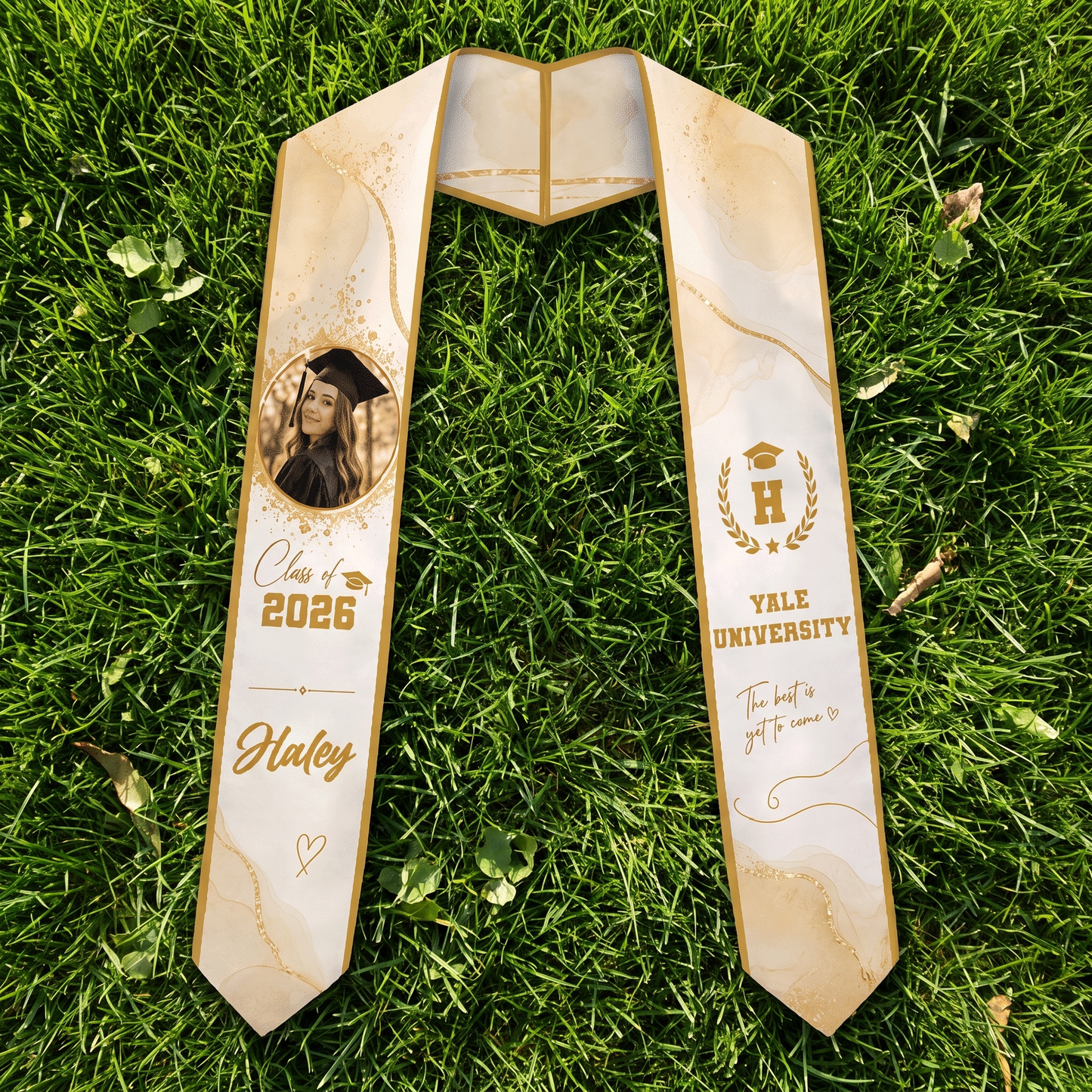 Personalized The Best Is Yet to Come Graduation Stole – Custom Name