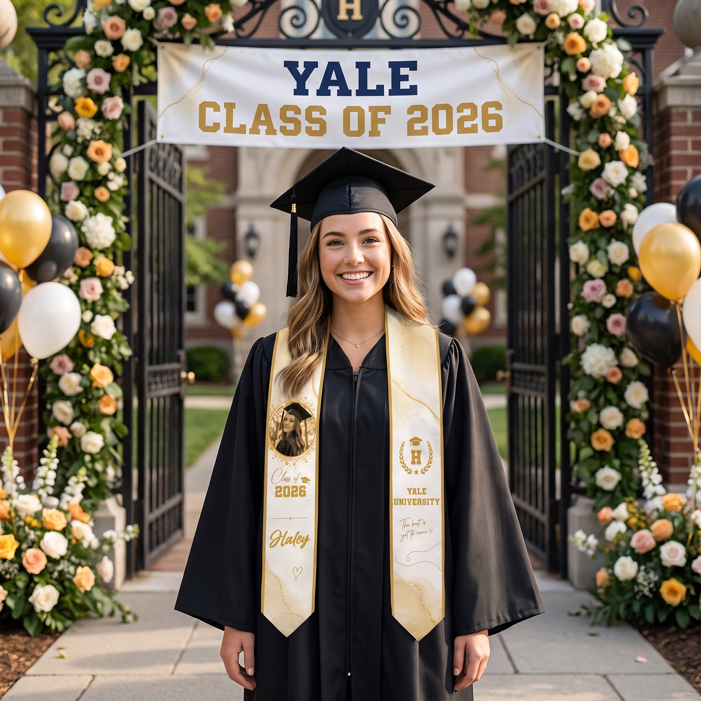 Personalized The Best Is Yet to Come Graduation Stole – Custom Name