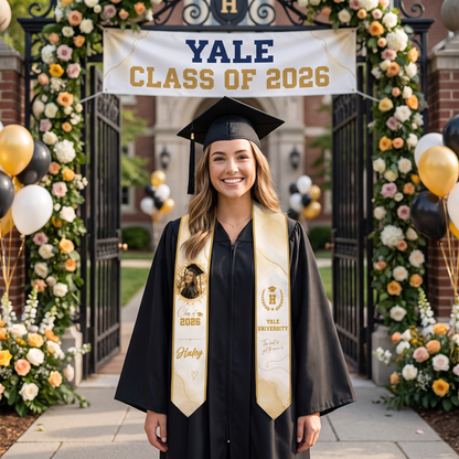 Personalized The Best Is Yet to Come Graduation Stole – Custom Name