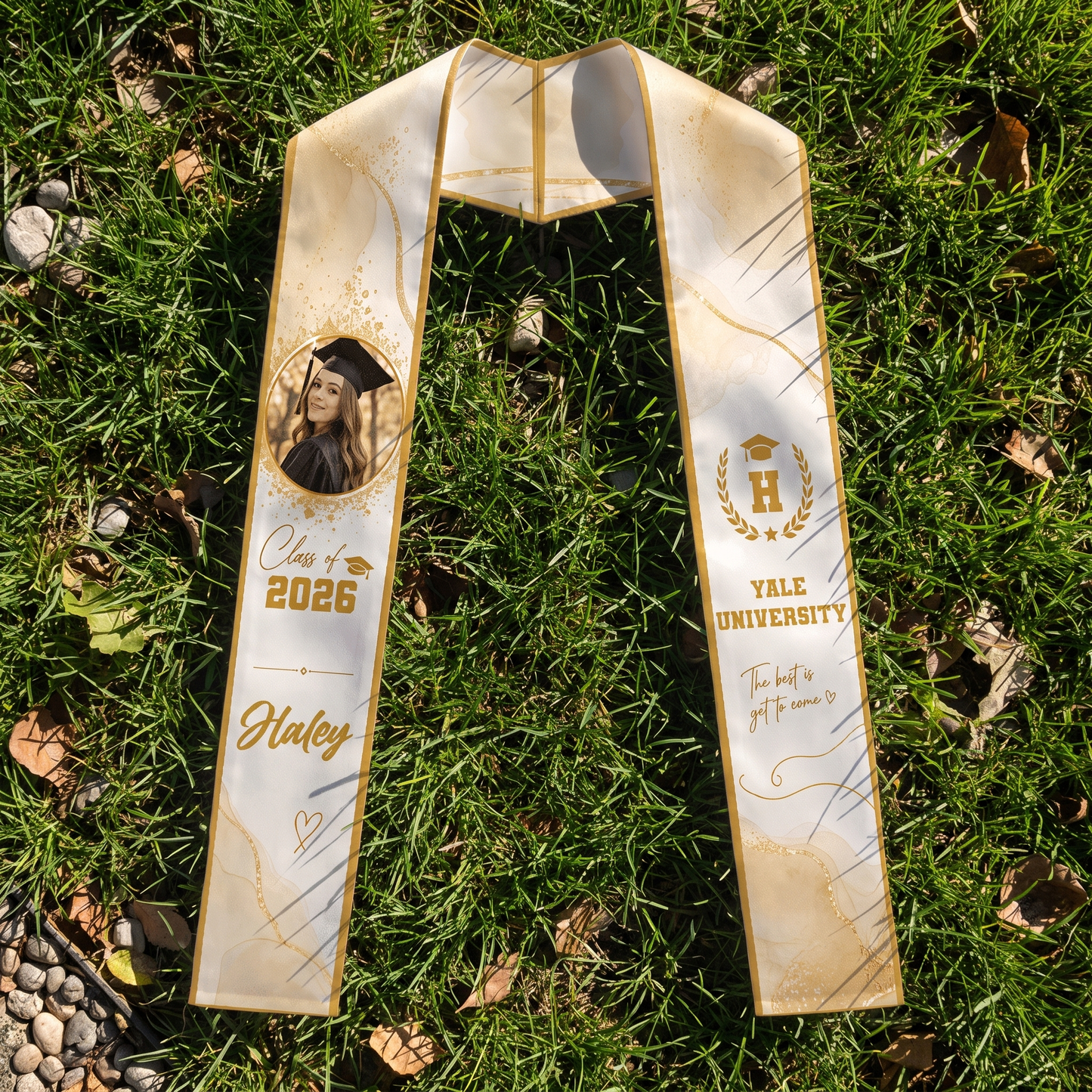Personalized The Best Is Yet to Come Graduation Stole – Custom Name
