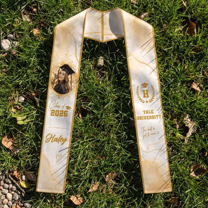 Personalized The Best Is Yet to Come Graduation Stole – Custom Name
