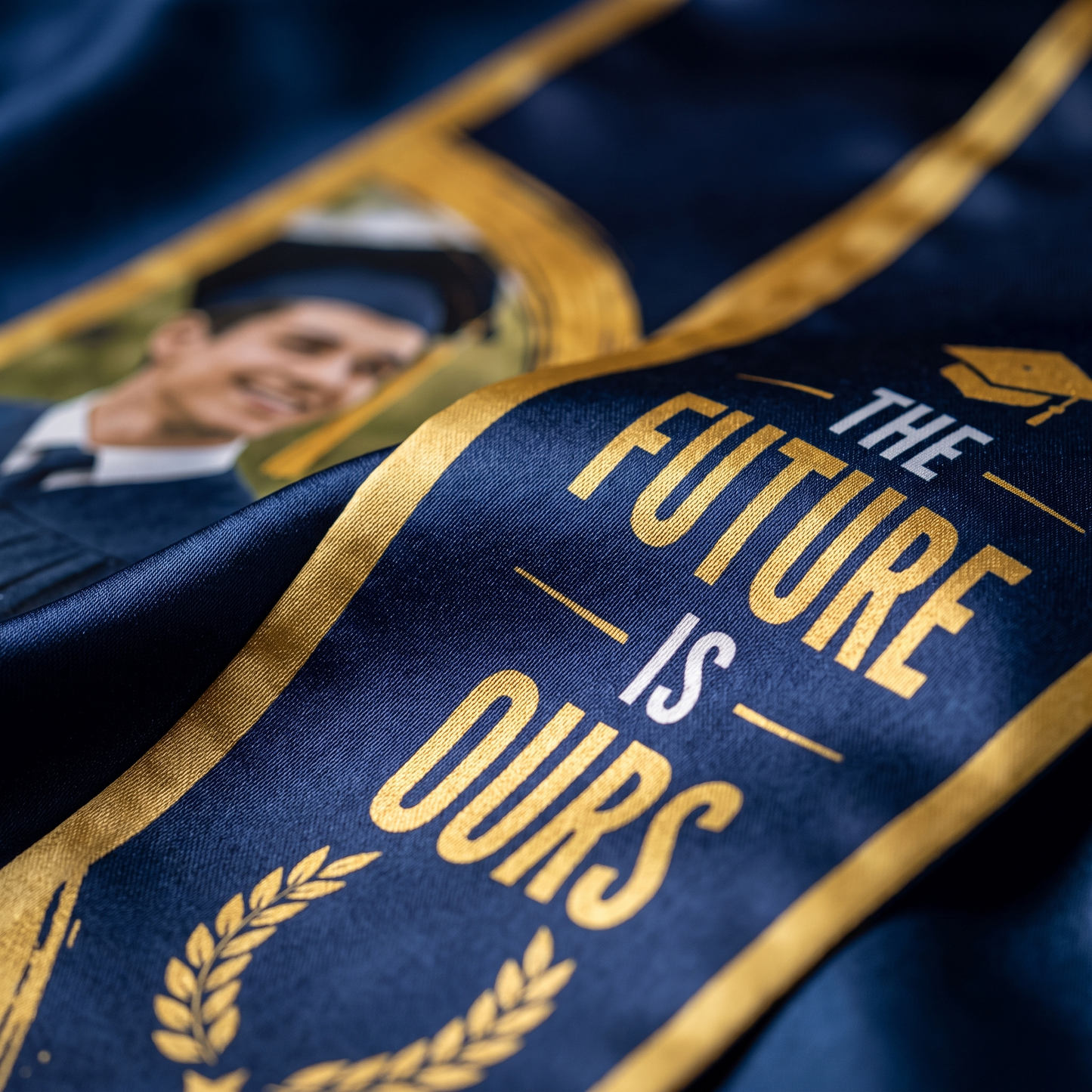 Personalized The Best Is Yet to Come The Future Is Ours Graduation Stole – Custom Photo and Name