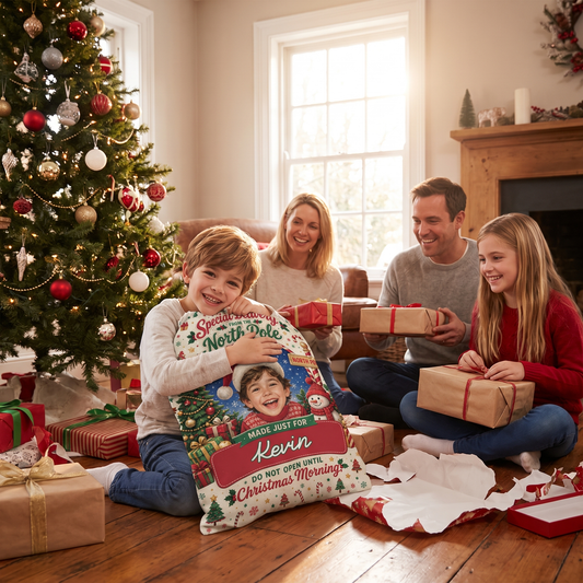 Personalized Special Delivery Do Not Open Until Christmas Morning Christmas Sack with Custom Name