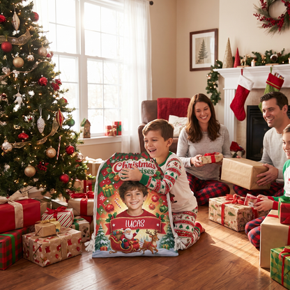 Personalized Christmas Surprises For Christmas Sack, Custom Name Santa Gift Bag