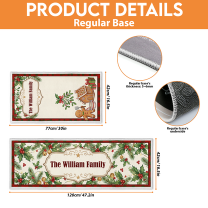 Kitchen mat size guide: 16.5 x 30 in and 16.5 x 47.2 in with regular base details