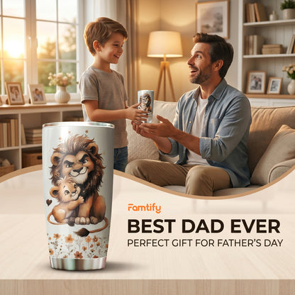 Personalized Special Dad 20oz Tumbler – Custom Name Father’s Day Gift Cup