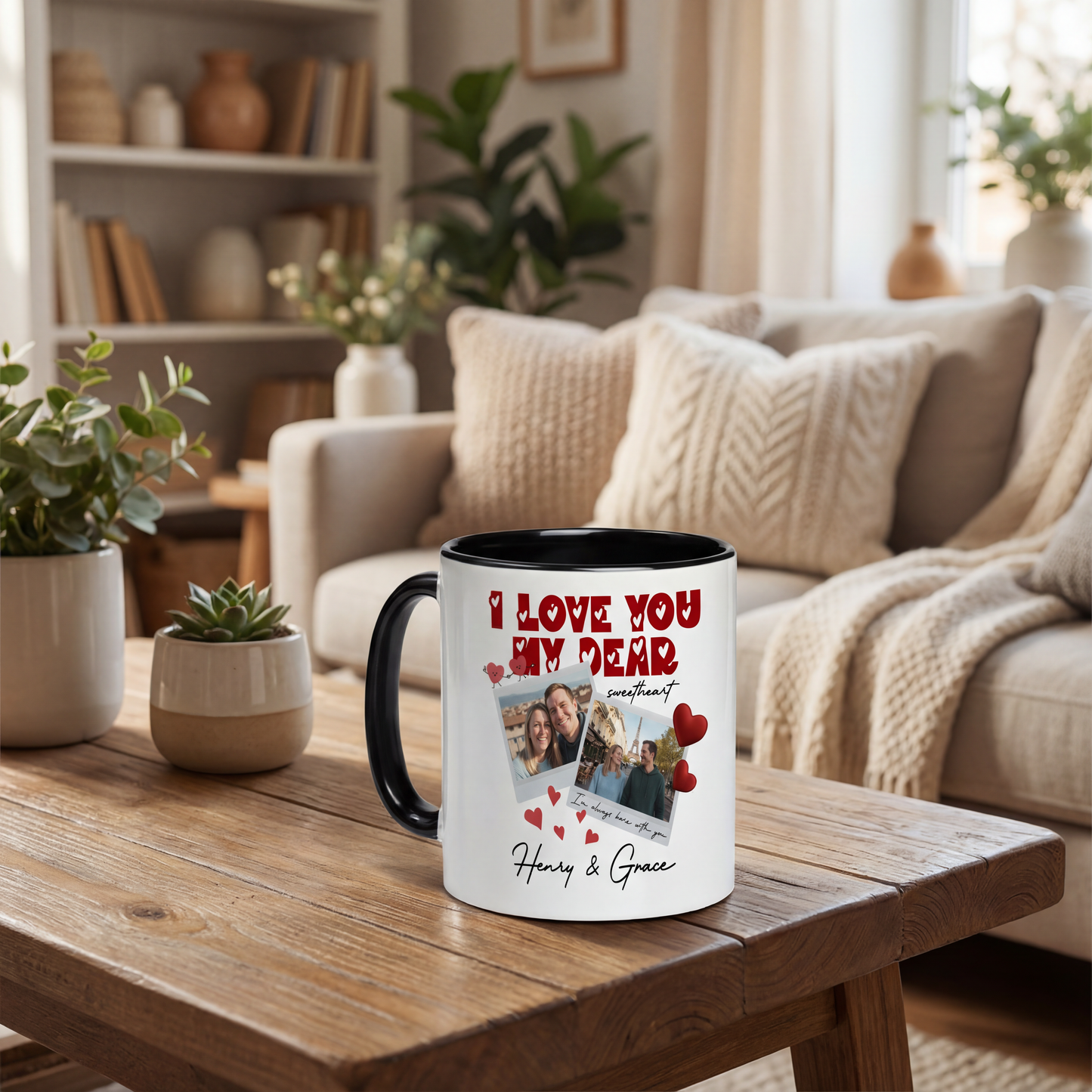 It All Started With a Message – Romantic Memory Gift for Couples – Personalized Mug