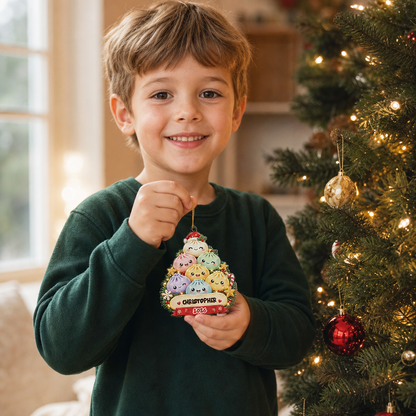 Personalized Bao Bun Christmas Tree acrylic Christmas ornament, view 7