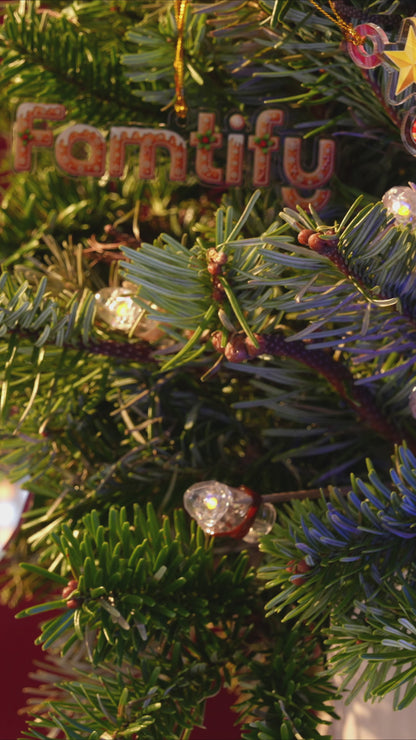 Ho Ho Ho Family Photo - Personalized Acrylic Ornament