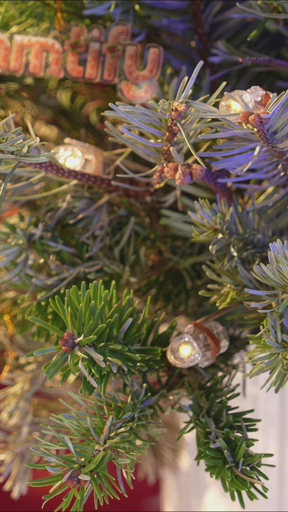 Our First Christmas As A Married Rainbow Couple Ceramic Acrylic Ornament