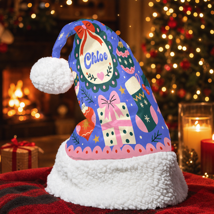 Personalized Christmas Gift and Ornament Christmas hat, view 4