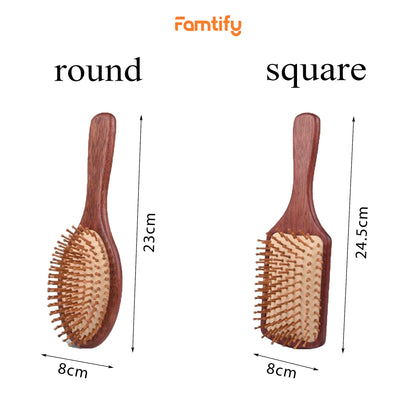 Custom Engraved Bamboo Comb – Personalized Keepsake Gift for Mom