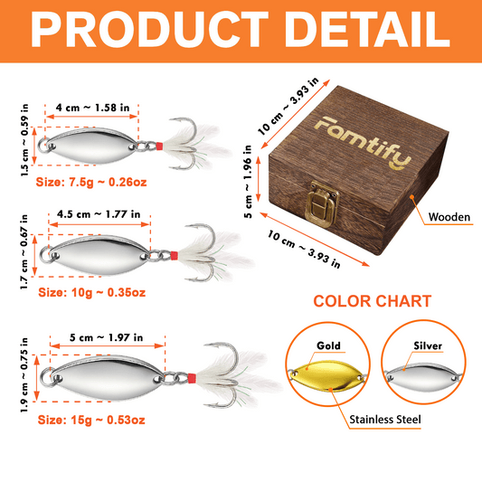 Personalized Fishing Lure & Gift Box for Grandpa - "My Fishing Buddies Call Me Grandpa" Custom Gift