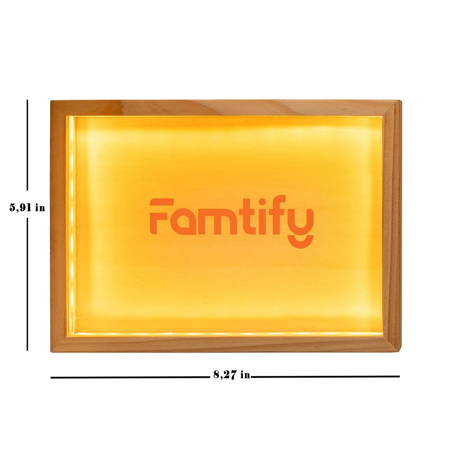 Personalized Dad Photo Frame Light Box – Custom Photo Father’s Day Gift, Dad I Love You LED Lamp