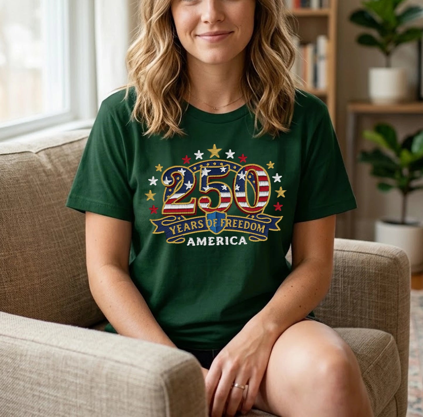America 250th Anniversary - Patriotic USA T-Shirt Design